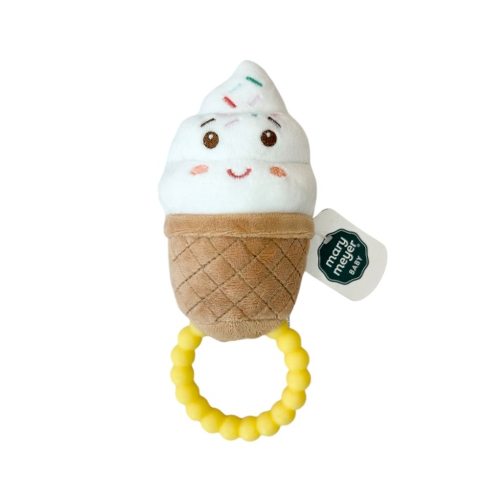 Mary Meyer Ice Cream Teether Rattle NWT
